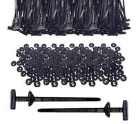 UYVPAER Nylon Universal Cable Tie Buckle, 100Pcs Heavy Duty Self-Locking Nylon Zip Ties Holder, Multipurpose Plastic Cable Ties Tool For Car Daily Repair