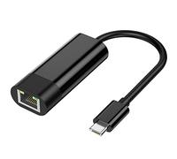 uywapvt Adaptateur USB vers Ethernet, USB 3.0 vers RJ45 Gigabit Ethernet LAN 10/100/1000 Mbit/s Type-C vers RJ4 Adaptateur réseau compatible avec Windows 7/8/10/Vista/XP Ordinateur portable PC (Type-C