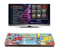 UYXOERA Console de jeu d'arcade rétro 26800 en 1 boîte, machine de jeu vidéo 1280 x 720 pour projecteur PC, TV 4K, jeu 3D, fonction de recherche d'enregistrement, liste des favoris (9800 (sélectionné