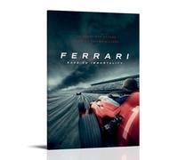 UYYRHRHRHHH Poster Ferrari Race to Immortality1 sur toile - Impression esthétique - Art moderne pour salon - 50 x 75 cm - Style cadre