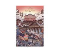 UYYRHRHRHHH The Grand Budapest Hotel3 Poster sur toile - Impression esthétique - Art moderne pour salles de séjour - 40 x 60 cm - Sans cadre