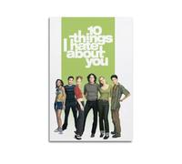 UYYRWEQRTR Affiches « 10 Things I Hate About You » - Décoration murale décorative - Toile vintage pour salon, chambre à coucher - 50 x 75 cm - Style sans cadre