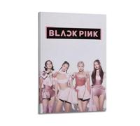 UYYRWEQRTR Blackpink Poster mural décoratif sur toile vintage pour salon, chambre à coucher, 40 x 60 cm, style cadre