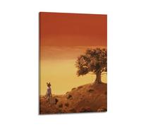 UYYRWEQRTR Fantastique affiches de film Mr. Fox - Art mural décoratif - Toile vintage pour salon, chambre à coucher - 30 x 45 cm - Style cadre
