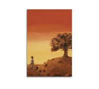 UYYRWEQRTR Fantastique affiches de film Mr. Fox - Art mural décoratif - Toile vintage pour salon, chambre à coucher - 40 x 60 cm - Style sans cadre