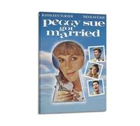 UYYRWEQRTR Poster de film Peggy Sue « Got Married » - Art mural décoratif - Toile vintage pour salon, chambre à coucher - 60 x 90 cm - Style cadre