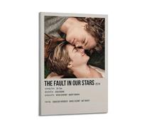 UYYRWEQRTR Poster décoratif sur toile « The Fault in Our Stars » - Décoration murale vintage pour salon, chambre à coucher, 30 x 45 cm - Style cadre