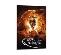 UYYRWEQRTR Poster décoratif sur toile « The Man Who Killed Don Quichotte » - Décoration murale vintage pour salon, chambre à coucher - 30 x 45 cm - Style cadre