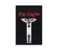 UYYRWEQRTR Poster décoratif sur toile vintage pour salon, chambre à coucher, 50 x 75 cm, style The Crow