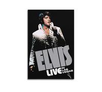 UYYRWEQRTR Poster d'Elvis Presley - Art mural décoratif - Toile vintage pour salon, chambre à coucher - 30 x 45 cm - Sans cadre