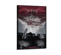 UYYRWEQRTR Poster mural décoratif sur toile pour salon, chambre à coucher, style vintage, avec cadre - 20 x 30 cm - Cape Fear