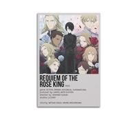 UYYRWEQRTR Poster Requiem of The Rose King - Impression sur toile pour salon, chambre à coucher, chambre - 60 x 90 cm - Style rétro - Sans cadre