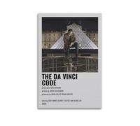 UYYRWEQRTR Poster The Da Vinci Code1 - Impression sur toile vintage pour salon, chambre à coucher - 30 x 45 cm - Style rétro - Sans cadre