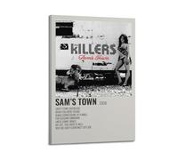 UYYRWEQRTR The Killers Sam's Town Poster décoratif sur toile vintage pour salon, chambre à coucher, 60 x 90 cm, style cadre