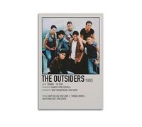 UYYRWEQRTR The Outsiders Poster décoratif sur toile vintage pour salon, chambre à coucher, 20 x 30 cm, sans cadre
