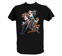UZ Design Tee Shirt Cat's Eyes Homme Enfant Anime Manga T Shirt Dessin Animé Année 80, Homme - XS
