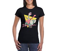 UZ Design Tee Shirt Denver Le Dernier Dinosaure Femme Enfant T Shirt Dessin Animé Année 80, Femme - S Grande Taille