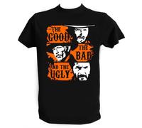 UZ Design Tee Shirt Le Bone La Brute et Le Truand Homme Enfant Film Culte Western Année 60, Homme - XXL