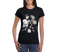 UZ Design Tee Shirt Marilyn Monroe Audrey Hepburn Tattoo Femme Fille Enfant T Shirt Punk Rock, Femme - M