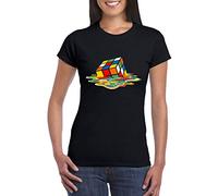 UZ Design Tee Shirt Sheldon Cube Femme Enfant T Shirt Sheldon Cooper Serie TV Culte, Femme - M