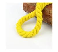 UZAMIRLEX Cordage d'amarrage en Nylon, Lignes de Quai en Nylon 3 Tresses Multicolores Plusieurs Tailles(Yellow,14mmx10m/0.55" x30')