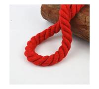 UZAMIRLEX Cordage d'amarrage en Nylon, Lignes de Quai en Nylon 3 Tresses Multicolores Plusieurs Tailles(Red,14mmx50m/0.55" x164')