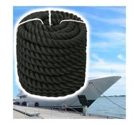 UZAMIRLEX Cordage d'amarrage en Nylon, Lignes de Quai en Nylon tressé à Trois brins 12-24 mm 10-100 m for l'amarrage et l'amarrage(14mm/0.55",50m)