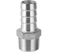 UZAMIRLEX Coupleur cannelé de Tuyau en Acier Inoxydable 304