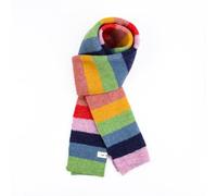 UZAMIRLEX Écharpes pour Femmes, Écharpe en Laine tricotée Multicolore for Femme, 150 x 20 cm(Rainbow)