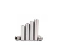 UZAMIRLEX Goupilles de centrage cylindriques, L'acier cylindrique des goupilles M6 M8 40Cr de Fil Interne a éteint Le Paquet de Tailles Multiples(10pcs 12X60XM6)