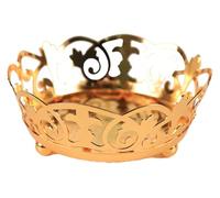 UZAMIRLEX Grande coupe à fruits en métal, Support à fruits bol de service cuisine for comptoir de cuisine panier à fruits assiette à fruits for bonbons Dessert pâtisserie collations pain