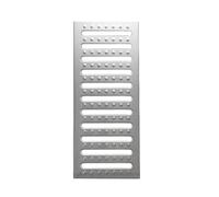 UZAMIRLEX Grille de Drainage Pluvial, Grille d'évacuation en Acier Inoxydable for Usage intérieur et extérieur, Dimensions 20-35 x 58 x 2,5 cm(25x58x2.5cm)