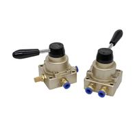 UZAMIRLEX Interrupteur à glissière Vanne à glissière, Interrupteur pneumatique Vanne rotative manuelle HV-02 HV-03 HV-04 HV-200B HV-200D Vanne d'inversion à main Plusieurs tailles (Hv-200d, Pas de