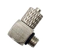 UZAMIRLEX Marteau en Caoutchouc, Raccord de Tuyau en Laiton, raccord Rapide for Tube pneumatique de 3 à 6 mm, Filetage M3-M6(4 M6,PL)