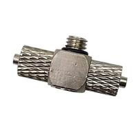 UZAMIRLEX Marteau en Caoutchouc, Raccord de Tuyau en Laiton, raccord Rapide for Tube pneumatique de 3 à 6 mm, Filetage M3-M6(6 M5,PB)