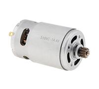 UZAMIRLEX Moteur DC, Moteur CC RS550 9-15 Dents 10,8 V-25 V 21500-29000 TR/Min for perceuse et visseuse électriques(18v 27000rpm,15 Teeth dia 10.2mm)