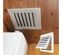 UZAMIRLEX Panneau d'accès, Grille de Retour à persiennes en Aluminium avec Grille filtrante, Plafond Mural Blanc de Tailles Multiples(19.7x23.6in(50x60) cm)