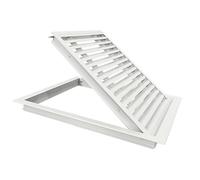 UZAMIRLEX Panneau d'accès, La Place en Aluminium Blanche de Porte de Panneau d'accès de Conduit à persiennes de Plafond de Mur Classe 20 à 50 cm(35 * 35cm)