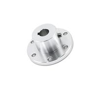 UZAMIRLEX Raccord d'accouplement à Bride Rigide, Accouplement à Bride en Alliage d'aluminium, diamètre 5 6 8 10 mm 12 14 15 16 18 mm, Accouplement à clavette(A 12mm Keyway)