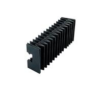 UZAMIRLEX Soufflet télescopique Flexible, Couvercle de Soufflet télescopique de Guidage linéaire, for HGR25 HGR30, Largeur 15-30mm, Longueur 350-1500mm(for Hgr25,1400mm)