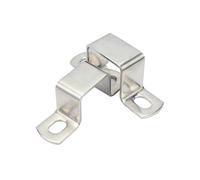 UZAMIRLEX Support de raccord en U, Pince carrée en Acier Inoxydable 304, Pince d'équitation, Plusieurs Tailles(40x60 2pcs)