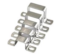 UZAMIRLEX Support de raccord en U, Pince de Selle en Acier Inoxydable, carrée, rectangulaire, en Forme de MU, épaisse, Plusieurs Tailles, 1 à 5 pièces(90 x 90 (1Pcs))