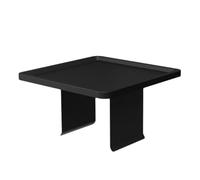 UZAMIRLEX Table Plateau pour canapé, Table à Clip for accoudoir de canapé, for Snack, téléphone, Magazines, manettes de Jeu Multicolores, Plusieurs Tailles(Black,28 * 28CM)