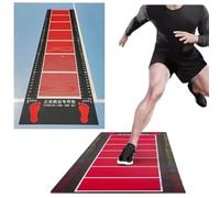 UZAMIRLEX Tapis de Saut en Longueur Debout, Tapis de Saut en Longueur Debout for athlétisme, Tapis d'exercice Portable for Corde à Sauter(Kids)