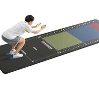 UZAMIRLEX Tapis de Saut sur Place, Tapis de Test de Saut en Longueur, antidérapant, résistant à l'usure, for Corde à Sauter, Yoga et PE, avec Sac de Rangement