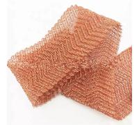 UZAMIRLEX Treillis métallique en cuivre, Filtre tissé en cuivre à 4 Fils, 100 mm de Large, qualité Alimentaire, for Le Brassage Amateur, Plusieurs Tailles Disponibles(0.5 Meter)