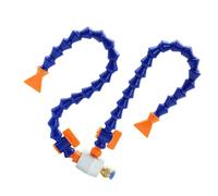 UZAMIRLEX Tuyaux flexibles de liquide de refroidissement, tuyau de buse de liquide de refroidissement à base magnétique, tube simple, double tube, plusieurs tailles pour machines à outils CNC (double