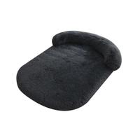 UzeEnde Lit en peluche moelleuse apaisante pour chien, chat - Tapis de canapé en éponge anti-anxiété confortable avec traversin pour le cou, protection de meubles pour chiens et chats de petite