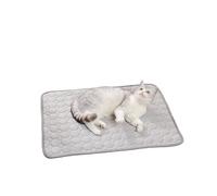 UzeEnde Tapis rafraîchissant pour chien et chat - Tapis d'été en soie glacée double face antidérapant lavable portable pour canapé, sol, lit, cage, niche, voiture, utilisation intérieure et extérieure