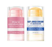 UZEXYA 2 Pièces Crème Hydratante Et Anti-Crevasses Pour Les Pieds, Creme Pieds,Crème Pour Les Pieds Très Secs, Crème De Soin Pour Les Pieds Soulage La Sécheresse Extrême Et Les Crevasses Des Pieds